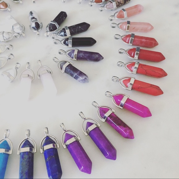 Crystal Dagger Necklace - Picture 4 of 7